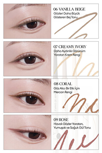 CLIO Suya Dayanıklı, İnce Uçlu Göz Kalemi CLIO Sharp So Simple Waterproof Pencil Liner (01 Black)