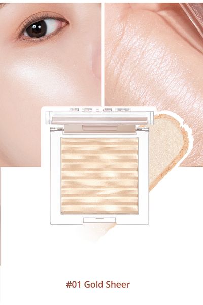 CLIO Highlighter Clio Prism Highlighter with Micro Pearl Grains Intense Radiance (01 Gold Sheer)