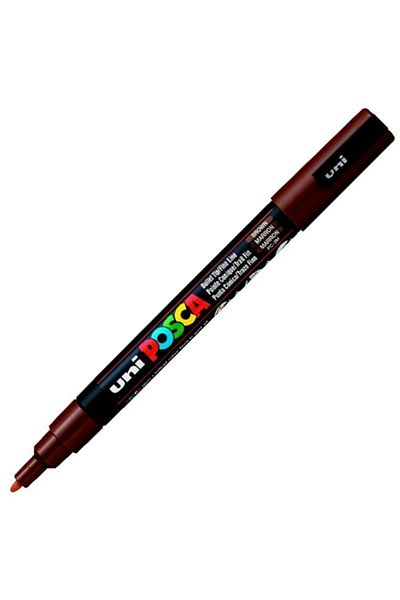 UNİ-BALL Uni-Ball Posca 0.9-1.3 Brown Water Based Postermarker