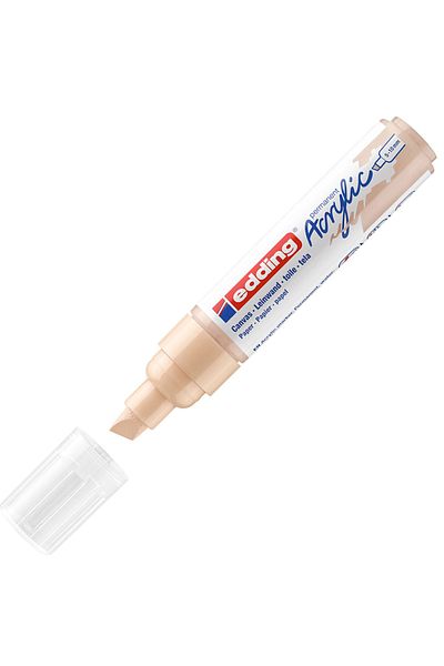 Edding Beige Acrylic Marker - Thick Tip