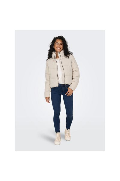 ONLY New Dolly Corduroy Puffer Women's Gray Coat