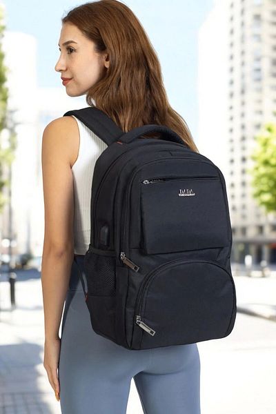 TB Terzi Bey Sporty Shock Absorbing Waterproof Laptop Backpack 13.3-14 Inch