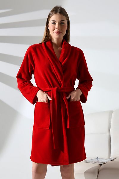 LİKAPA 236 FLEECE SHORT DRESSING GOWN