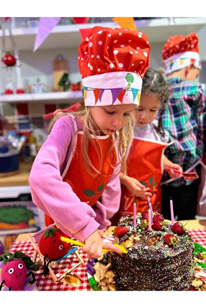 FOKUR FOKUR MUTFAK Çocuk Mutfak ve Etkinlik Önlüğü Su ve Leke Geçirmez Boyun ...