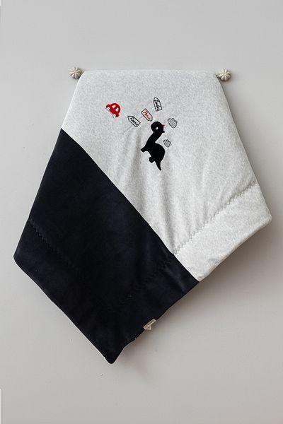 Bebitof Cotton Double Layer Fiber Filled Velvet Baby Blanket