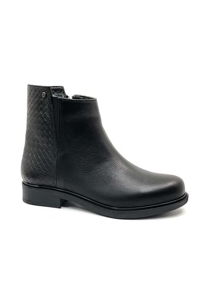 Kids Club Shoes Ayakdaş 3017 Γνήσιο δέρμα Αντιολισθητική Σόλα Flat Μπότες Γυναικείες Μπότες ΜΑΥΡΟ