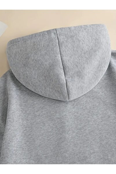 New Shine Grau Anime Katzen Und Maus Gedruckt Unisex Sweatshirt Mit Kapuze