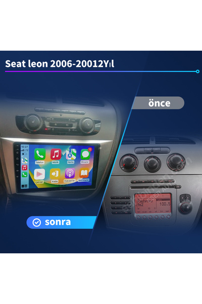 Dobest seat leon 2006-2012Yıl Kablosuz Carplay/Navigasyon/gps/Geri vites arka...