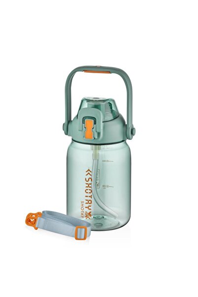 Shotay زجاجة مياه تريتان خضراء 1000 مل