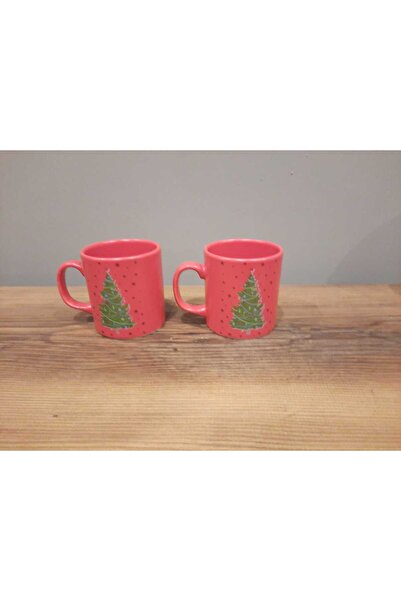 Keramika KERAMİKA YILBAŞI KUPASI 2 Lİ 10 CM