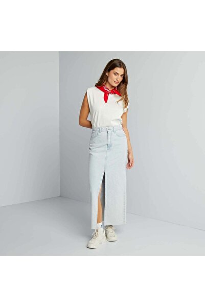 KIABI Sleeveless T-shirt WHITE