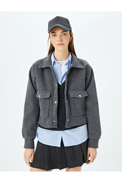 Koton Κλασικό τζάκετ με κουμπιά με κουμπιά με κουμπιά με κουμπιά