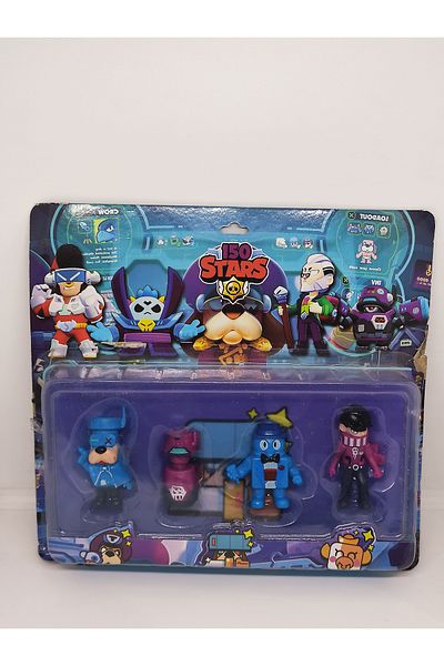 Vardem Brawl Stars 4-Figure Character Set