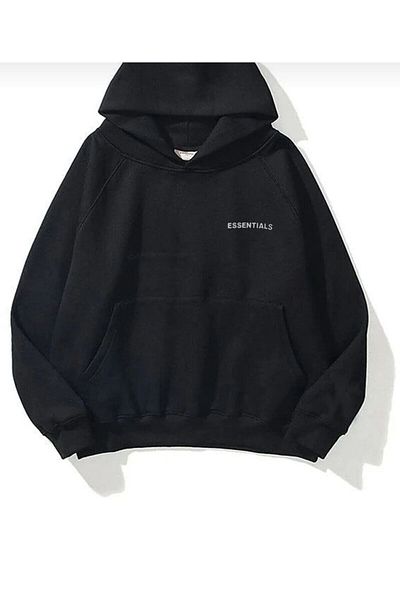 New Shine Λευκό φούτερ με 3 κλωστές Unisex Crew Neck
