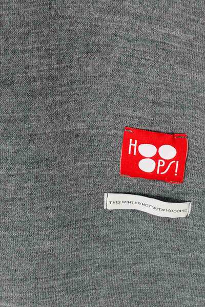 Hooopstore Solid Color Gray Scarf