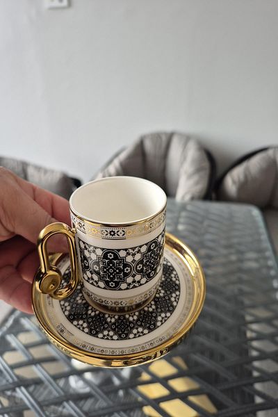Kosova Set of 6 Porcelain Coffee Cups