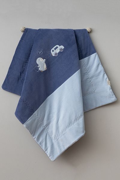 Bebitof Cotton Double Layer Fiber Filled Velvet Baby Blanket