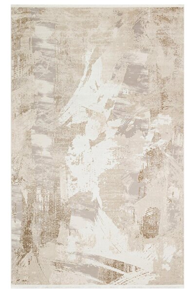 Eko Halı PADONA PDN 06 BEIGE GREY  Extra Yumuşak Dokulu Sık Dokuma Modern Des...