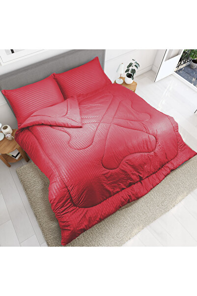 Hotel Linen Klub Stripe Comforter Set- Ultra Soft Brushed Microfiber Fabric, Soft Siliconized Fiber Filling