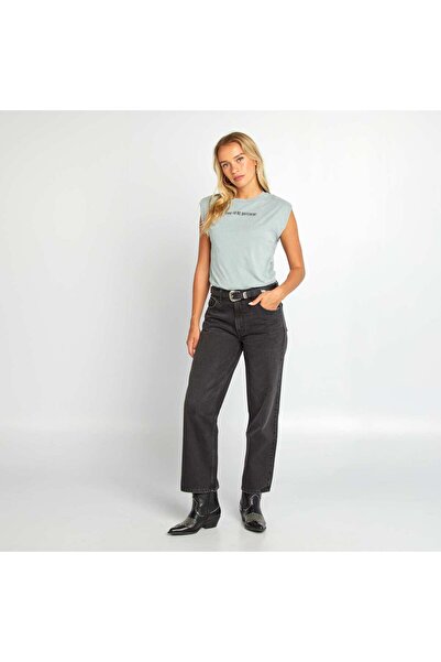 KIABI T-shirt with shoulder pads GREY