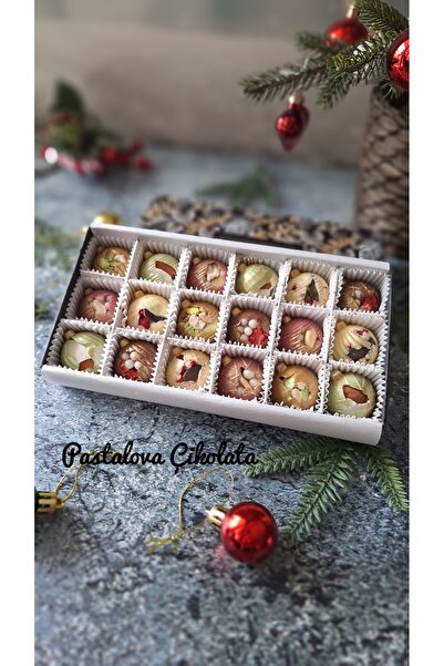 PASTALOVA Çatlak Çikolata ( Kuru Meyveli Ve Kuru Yemişli 18'li Kutu )
