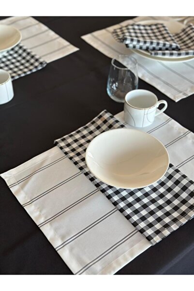 Lucien Home 4-Piece Striped American Service Set
