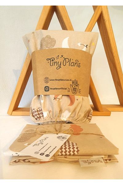 tiny plans Σετ σεντόνια μονό