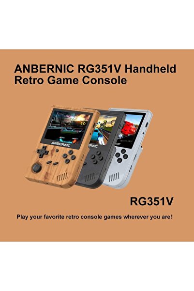 ANBERNIC RG351V Handheld Game Console Open Source System Built-in WiFi 64G TF Card 2500 Classic Games