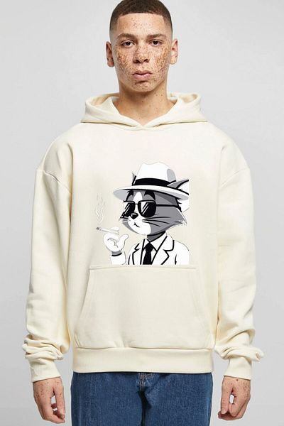 New Shine Unisex 2ip Raster DOTE NOSD Μπεζ φούτερ oversize