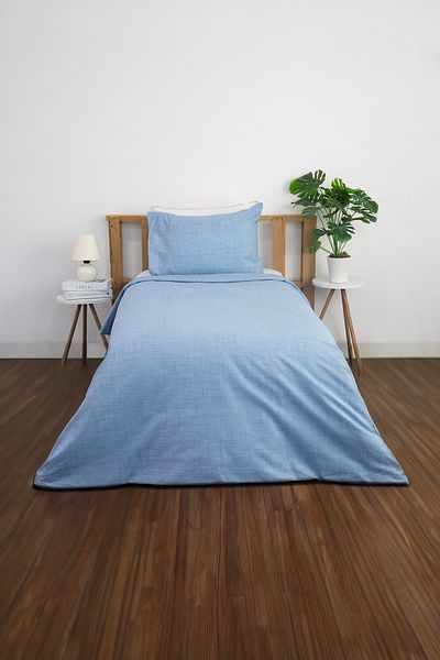 FAVORA Set cuvertură de pilota Vega Cotton Ranforce - Albastru