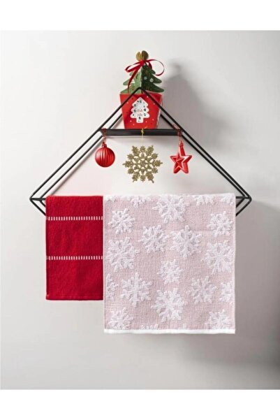 Ender Home Tarassaco Новий рік 2-х подарунковий набір рушників – 30x50см