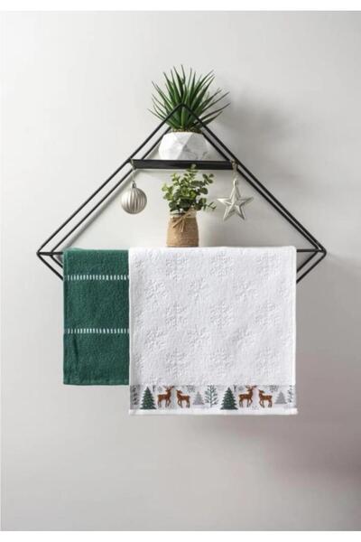 Ender Home Mimosa Новий рік 2-х предметний набір рушників – 30x50см