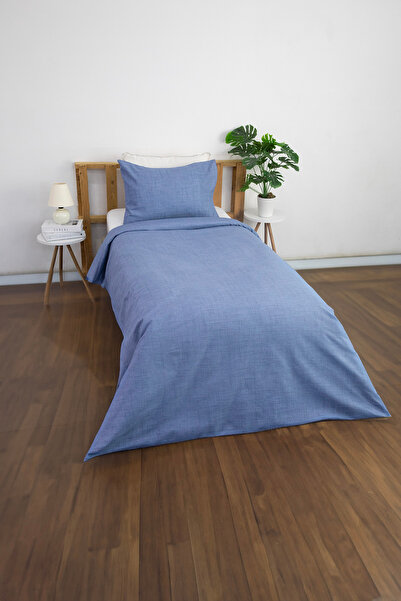 FAVORA Σετ Παπλωματοθήκης Vega για Μονό Κρεβάτι - Ινδιγκό