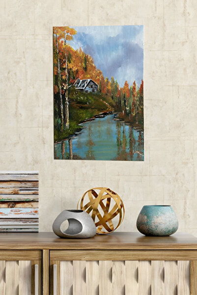 Nurayın Resim Paleti %100 EL YAPIMI TUVAL ÜZERİ YAĞLI BOYA 40X60 “EYLÜLDE ORM...