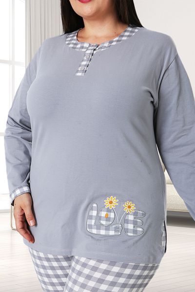 Bella Linda Cotton Plus Size Women's Pajama Set