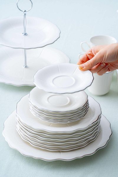 ACAR Sinatra 6-Person Brunch Set - 20 Pieces, Silver