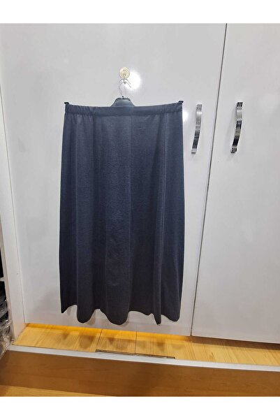 NUR TEKSTİL kadın anne     lacivert  8 parçalı beli lastikli yün  viskon  lyc...