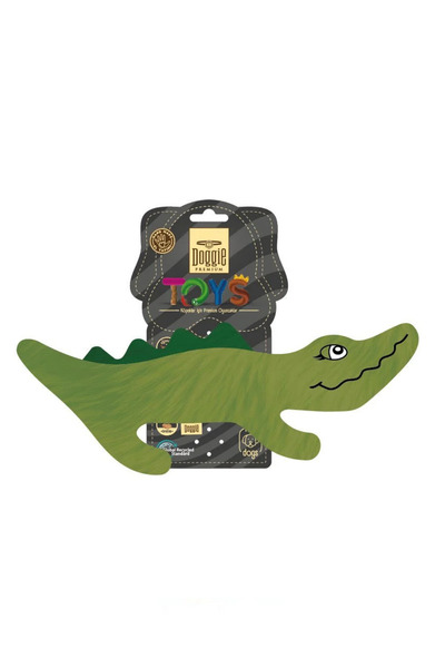 Doggie Dog Toy Plush Crocodile 28cm
