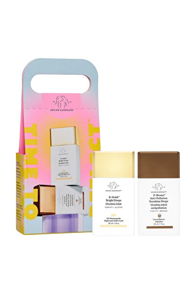 Drunk Elephant Time to reflect™ - 2 renkli serum seti
