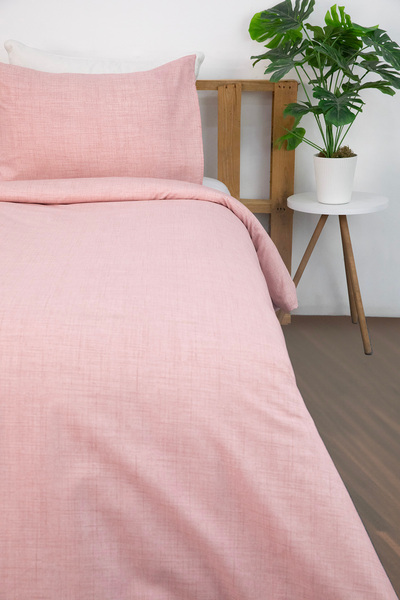 FAVORA Σετ Παπλωματοθήκης Vega Single - Πούδρα