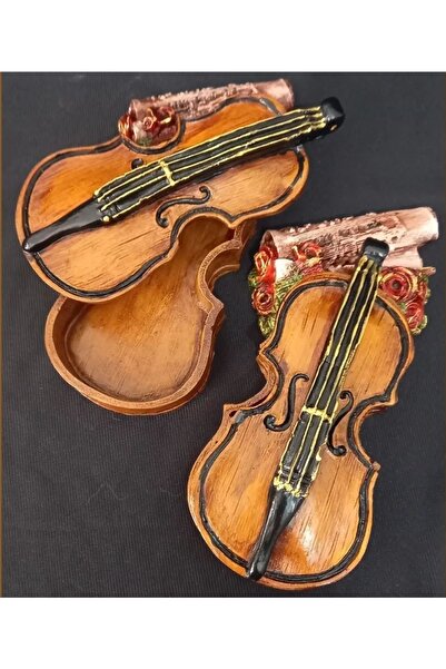 morlalem m Keman Kutu Müzik Aleti Silikon Kalıp K-271, Polyester Taş Tozu Alç...