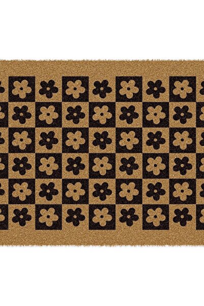 Decovetro Doormat Dama Floral Patterned Front Door Mat 40 X 60 cm