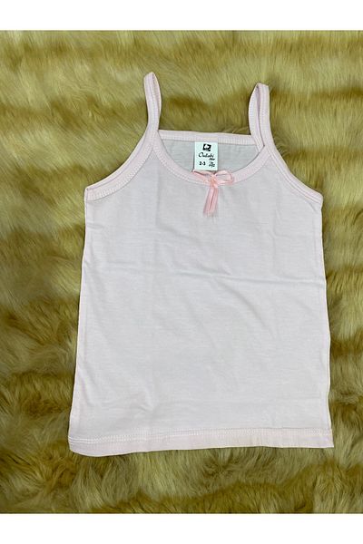 skycott 100% Cotton Solid Color Female Child Thin String Strap Athlete Bow Detail