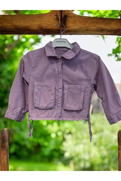 Zekids Kız Bebek Pamuklu İnce Dokulu Ceket