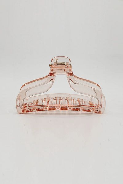 Roberta Lorenz Powder Pink Transparent Latch Buckle / 10 cm