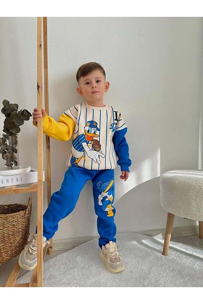 MİNİKO KİDS BOY'S LOONEY TUNES SET TRANSPORT DE IARNĂ GROS CU 3 fire