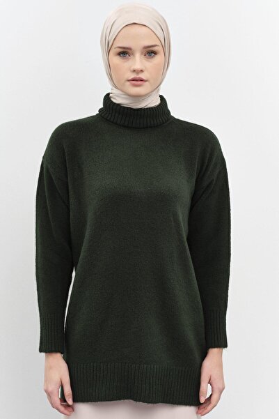 Tuğba Boğazlı Triko Tunik - Nefti