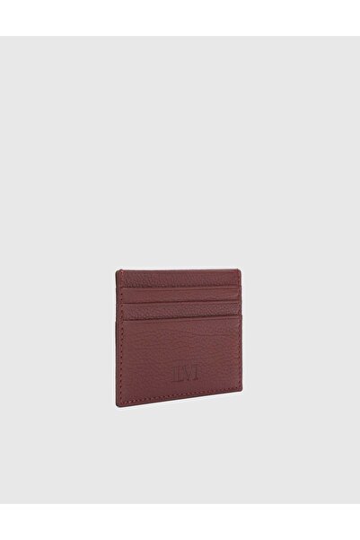 İLVİ Varanasi Справжня шкіра Флотер Унісекс Бордо Карт-парт