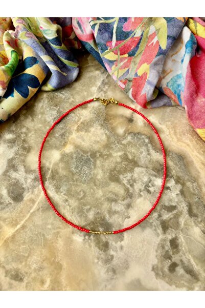 Rakoon Home and Life GOLD BONCUKLU KUM BONCUK KOLYE