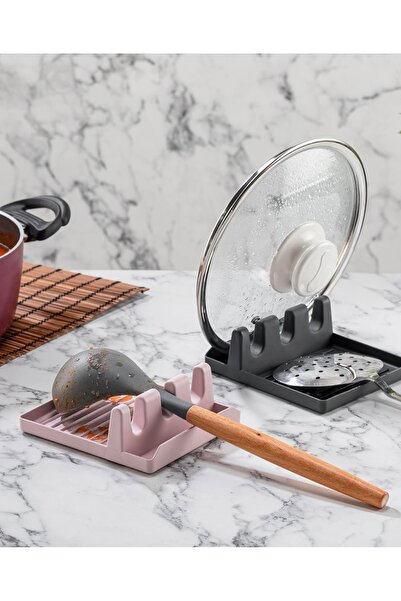 INTEREV Countertop Spoon Ladle Coaster - Pot Lid Holder